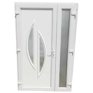 Karen -  Műanyag bejárati ajtó / 138x208 / FEHÉR /
