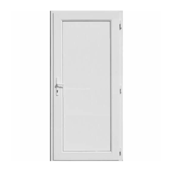 Flat - Műanyag bejárati ajtó / fehér / 90x200