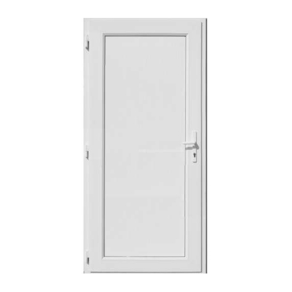 Flat - Műanyag bejárati  ajtó / fehér / 75x210 /