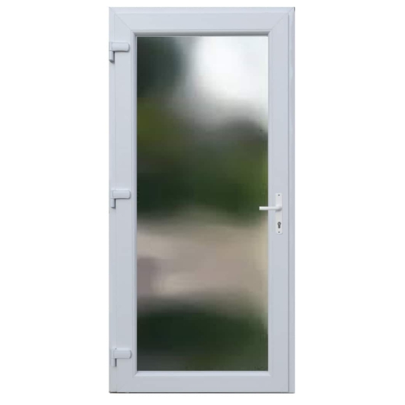 Glassy Full Glass - Hőszigetelt Bejárati ajtó / 98x198, 98x208 / Fehér