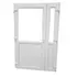 Glassy 2- Egyedi mintázatú üveg / Hőszigetelt Bejárati ajtó / 140x210 / Fehér